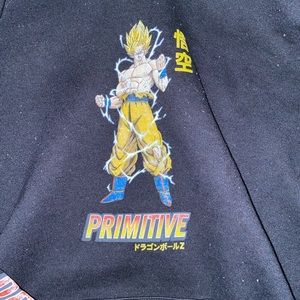 Primitive DBZ hoodie black size small women’s